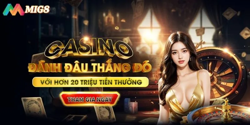 Sảnh casino MIG8 sở hữu dàn dealer chất lượng